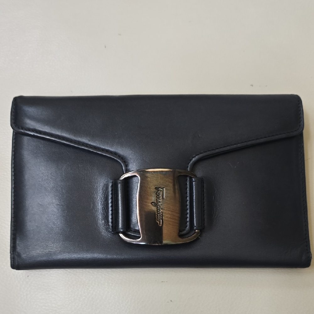 Ferragamo large leather wallet